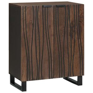vidaXL Kreveta Orah 60 x 33,5 x 75 cm Čvrsto drvo manga