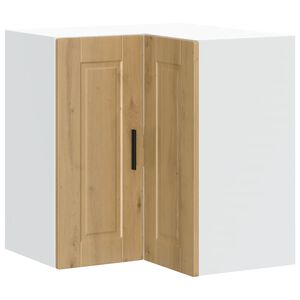 vidaXL Kuhinjski zidni kutni ormarić Porto boja hrasta drveni