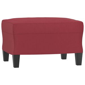 vidaXL Tabure crvena boja vina 60 x 50 x 41 cm od umjetne kože