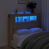 vidaXL LED uzglavlje boja hrasta sonome 120x18,5x103,5 cm