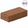 vidaXL Blokovi od kokosovih vlakana 12 kom 650 g svaki 7,8 kg ukupno