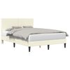 vidaXL Krevetna konstrukcija Krem 120 x 190 cm Kordura tekstil