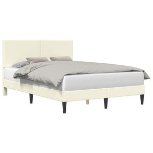 vidaXL Krevetna konstrukcija Krem 120 x 190 cm Kordura tekstil