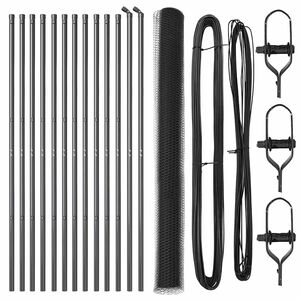 vidaXL Stup za ogradu Siva