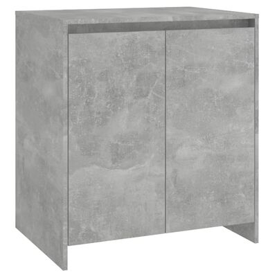 vidaXL 3-dijelna komoda siva boja betona od konstruiranog drva