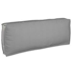 vidaXL Jastuk Oxford tkanina Siva 120 x 40 x 12 cm