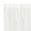 vidaXL Čipkasta zavjesa sa zavjesama Bijelo 80 x 200 cm Poliester