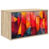 vidaXL TV ormar za montažu na zid HEESCH 69 x 33 x 40 cm Hrast sonoma