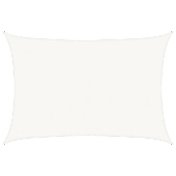 vidaXL Jedro za za&scaron;titu od sunca 160 g/m&sup2; bijelo 4 x 5 m HDPE