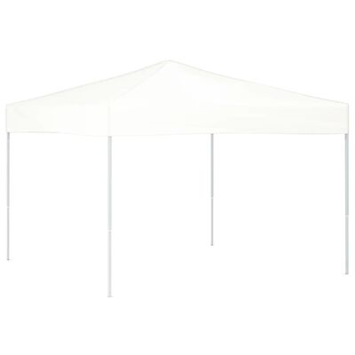 vidaXL Sklopivi šator za zabave bijeli 3 x 3 m
