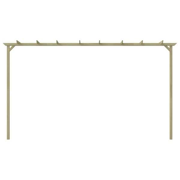 vidaXL Vrtna pergola od impregnirane borovine 360 x 200 x 60 cm