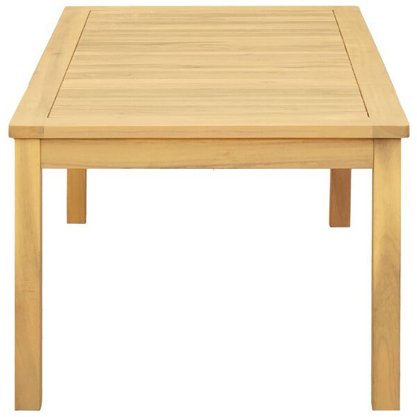 vidaXL Vrtni stolić za kavu 110 x 60 x 45 cm masivno bagremovo drvo