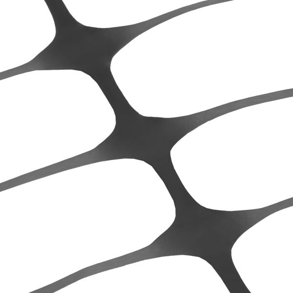 vidaXL Vrtna ograda 30 m crna