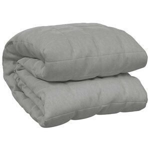vidaXL Te&scaron;ka deka siva 120 x 180 cm 5 kg od tkanine