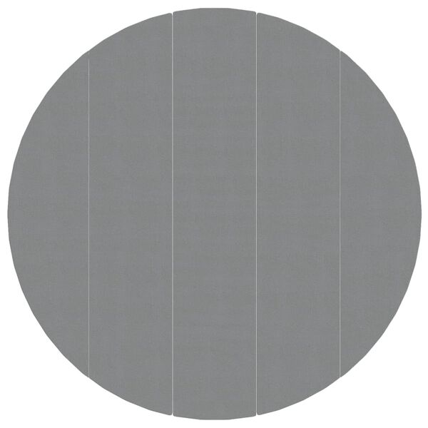 vidaXL Platno za tlo ispod bazena svjetlosivo Ø550 cm poliesterska