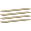 vidaXL Police za knjige 8 kom boja hrasta sonome 60x10x1,5 cm iverica