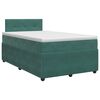 vidaXL Boxspring krevet s madracem Tamnozelena 120 x 200 cm Bar&scaron;un