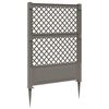 vidaXL Re&scaron;etka s bodljom Siva 99 x 6 x 165 cm PP
