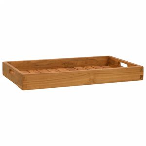 vidaXL Pladanj za posluživanje 60 x 35 cm od masivne tikovine