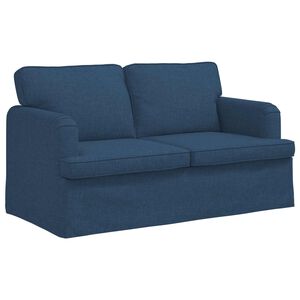 vidaXL Sofa Plava 144 x 80 x 85 cm tkanina