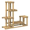 vidaXL Stalak za biljke Bijela 93,5 x 25 x 91,5 cm Čvrsto drvo akacije