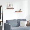 vidaXL Polica na zidu 2 pcs Crvena 40 x 9 x 3 cm Konstruirano drvo