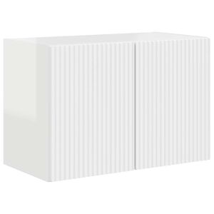 vidaXL TV zidni ormar Zidne Visoki sjaj bijela 59,5 x 31 x 40 cm