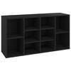 vidaXL Klupa za cipele crna 103 x 30 x 55 cm od konstruiranog drva
