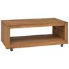 vidaXL Stolić za kavu 110 x 60 x 40 cm od masivne tikovine