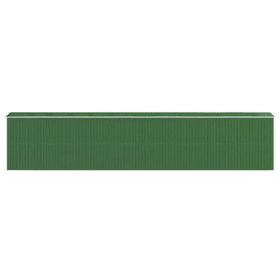 vidaXL Vrtno spremište zeleno 192x938x223 cm od pocinčanog čelika