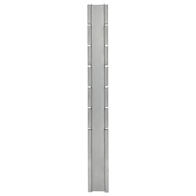 vidaXL Stup za gabionsku ogradu srebrni 180 cm od pocinčanog čelika