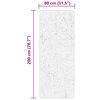 vidaXL Tepih HUARTE kratkih vlakana mekani i perivi krem 80 x 200 cm