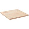 vidaXL Ploča za stol 90 x 90 x 2,5 cm od masivne borovine četvrtasta