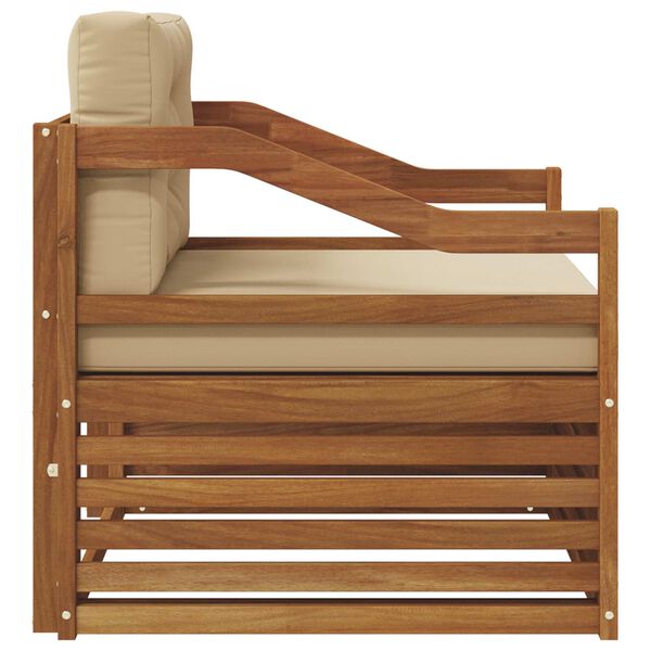 vidaXL Set vanjskih sofa Čvrsto drvo akacije Prirodna