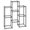 vidaXL Stalak za cvijeće 83 x 25 x 100 cm crni željezni