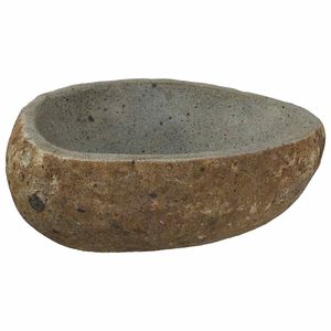 vidaXL Umivaonik od riječnog kamena (30-37) x (25-30) x 12 cm