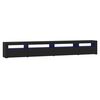 vidaXL TV ormarić s LED svjetlima crni 270x35x40 cm
