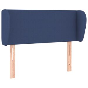 vidaXL Uzglavlje s u&scaron;ima plavo 83x23x78/88 cm od tkanine