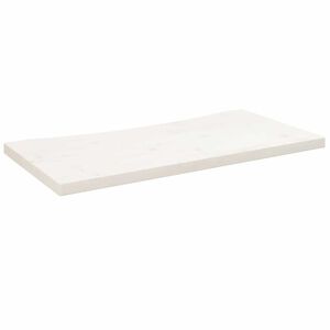 vidaXL Ploča za radni stol bijela 80 x 40 x 2,5 cm od masivne borovine