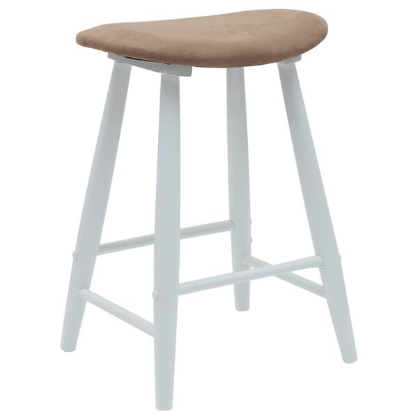 vidaXL Trpezarijske stolice 2 pcs Bijelo 46 x 37 x 63 cm