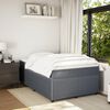 vidaXL Krevet box spring s madracem tamnosivi 120 x 190 cm bar&scaron;un