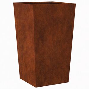 vidaXL Vrtna sadilica antracit 45x45x75 cm Pohabani čelik