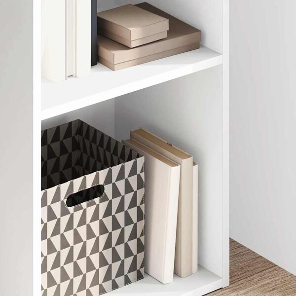 vidaXL Regal za knjige bijeli 40x30x152 cm od konstruiranog drva