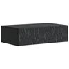vidaXL Stolna montirana na zid Crna 59 x 34,5 x 17 cm