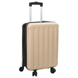 vidaXL Kofer s zaključavanjem &Scaron;ampanjca 34 x 23 x 55.5 cm ABS plastika