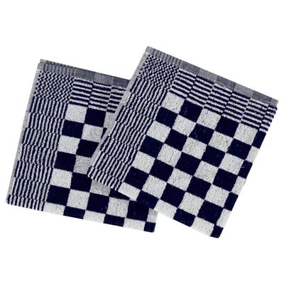 vidaXL Set ručnika od 20 komada plavo-bijeli pamučni