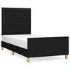 vidaXL Okvir za krevet bez madraca crni 80x200cm od tkanine