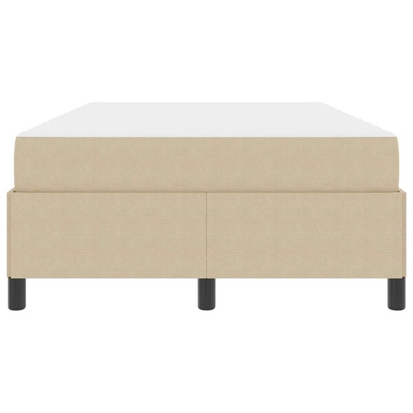 vidaXL Krevetna konstrukcija Svijetlozeleni sivi 120 x 200 cm tkanina