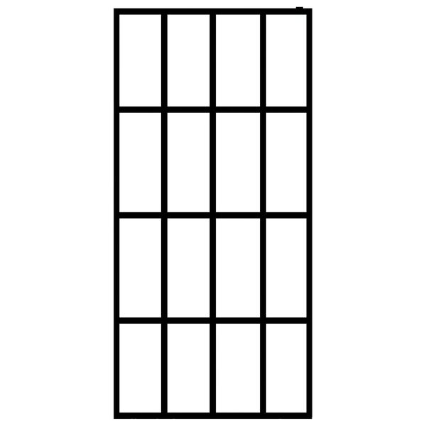 vidaXL Pregrada za tu&scaron;iranje od mutnog kaljenog stakla 140 x 195 cm