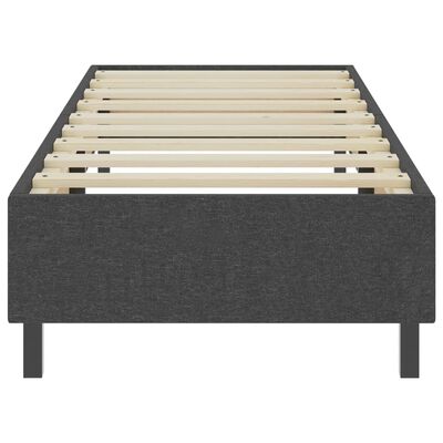 vidaXL Box spring okvir za krevet od tkanine sivi 90 x 200 cm